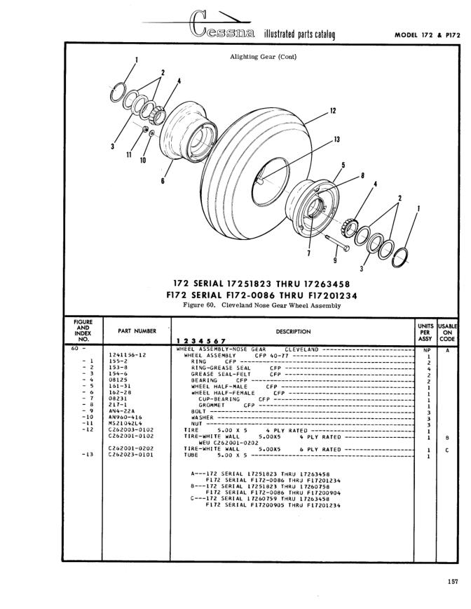 Illustrated parts diagram for AN4-22A (BOLT), IPC page 227