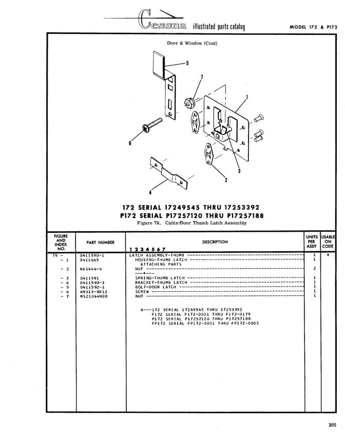Illustrated parts diagram for AN515-8R12 (SCREW), IPC page 275