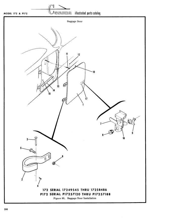 Illustrated parts diagram for MS20822-1 (CLIP), IPC page 276