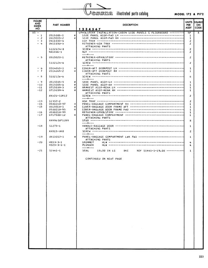 Illustrated parts diagram for 0715039-3 (ARMREST ASSY-REAR LH), IPC page 293
