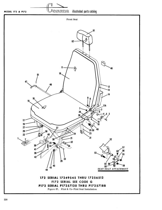 Illustrated parts diagram for 0470010-01 (HINGE), IPC page 298