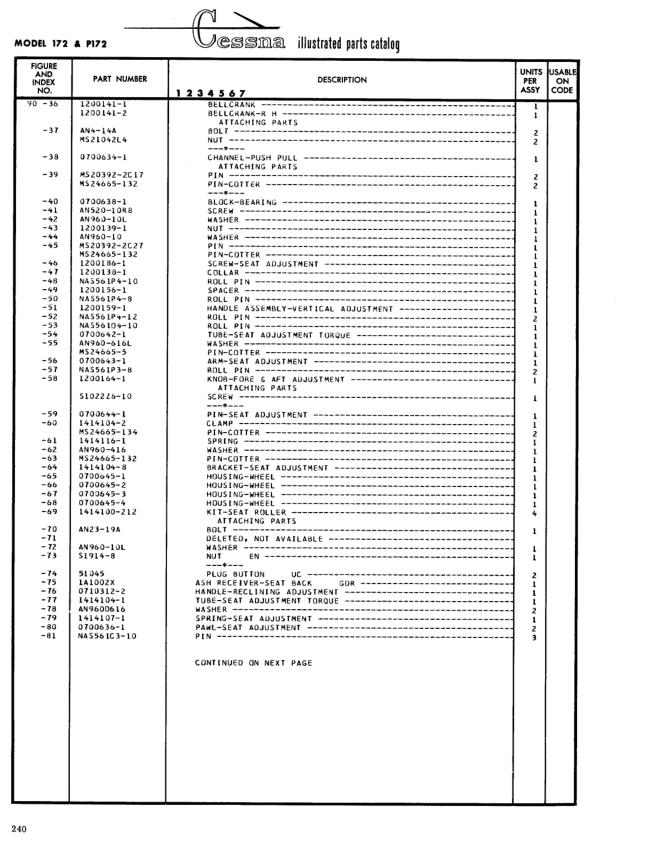 Illustrated parts diagram for AN4-14A (BOLT), IPC page 310