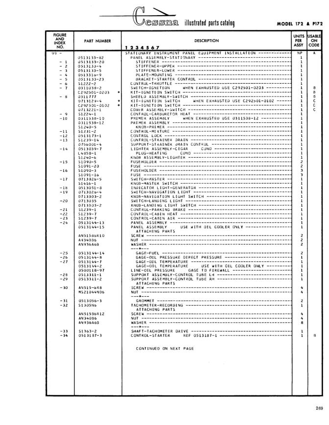 Illustrated parts diagram for AN34086 (NUT), IPC page 339