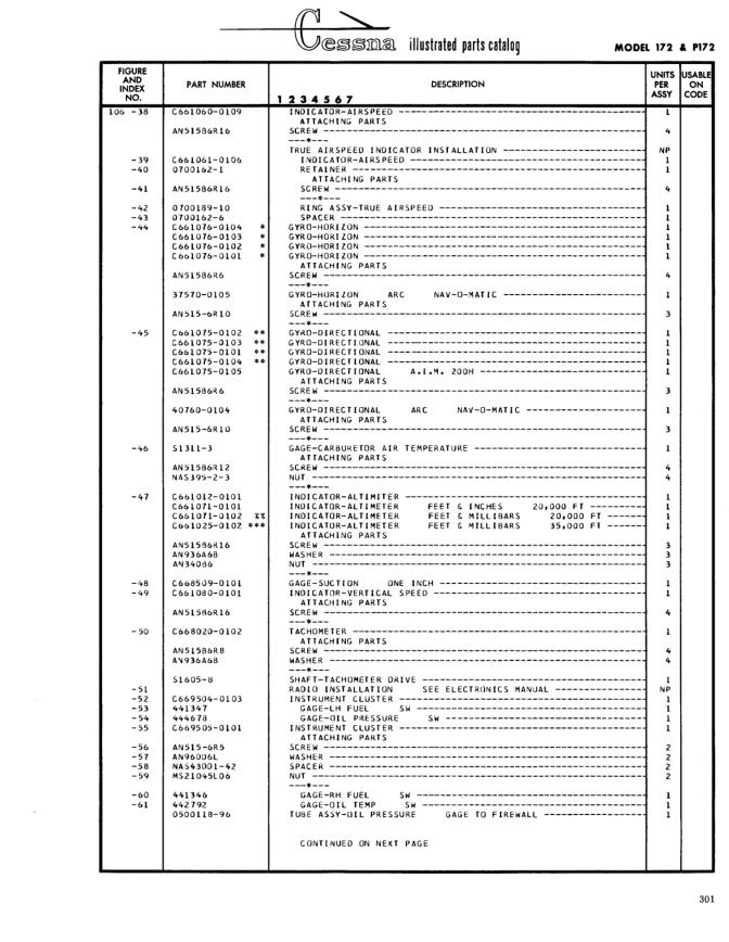 Illustrated parts diagram for 0700189-10 (RING ASSY-TRUE AIRSPEED), IPC page 371