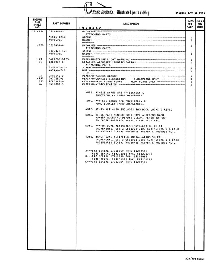 Illustrated parts diagram for 0400211-1 (PLACARD-COMPASS CORRECTION), IPC page 373