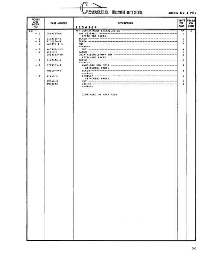 Illustrated parts diagram for 5102124-5 (SCREW), IPC page 375