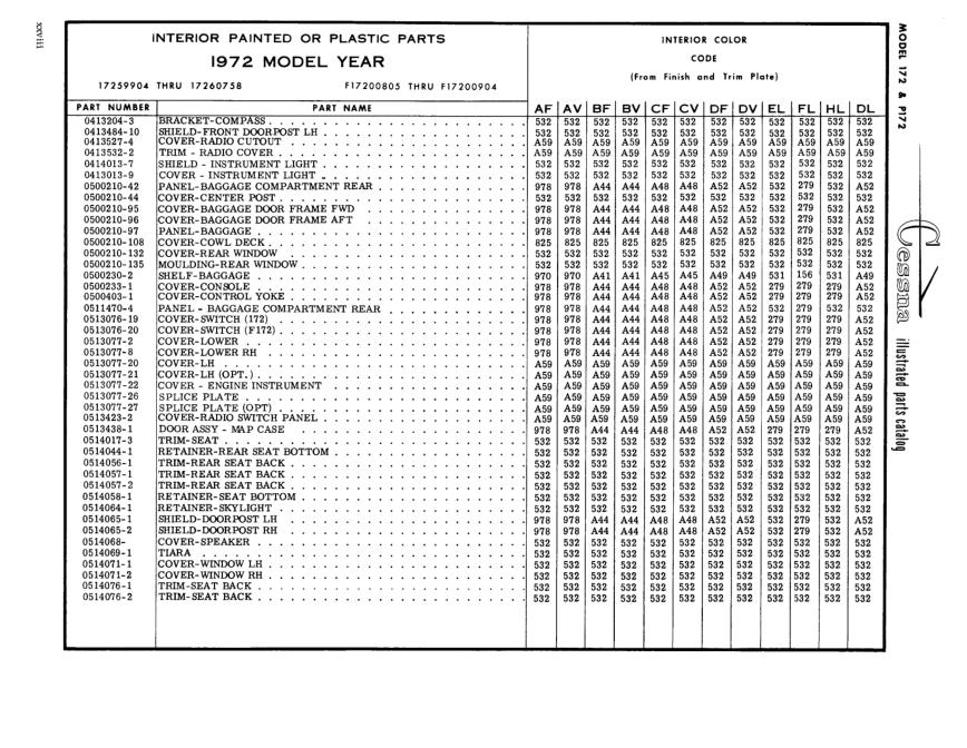 Illustrated parts diagram for 0413527-4 (COVER-RADIO CUTOUT), IPC page 40