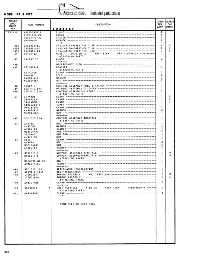 Illustrated parts diagram for 0450311-2 (CLAMP), IPC page 414