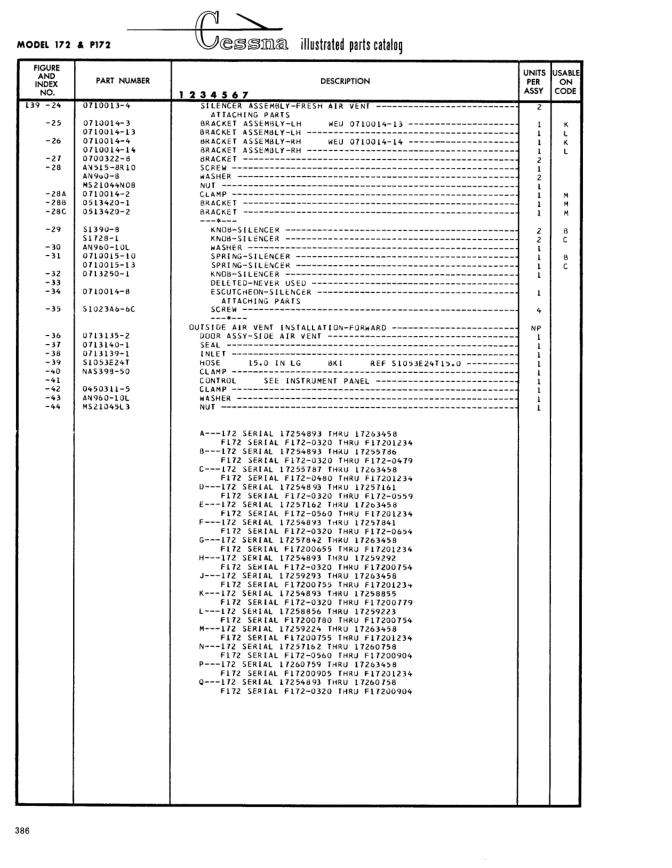 Illustrated parts diagram for MS21045L3 (NUT), IPC page 456