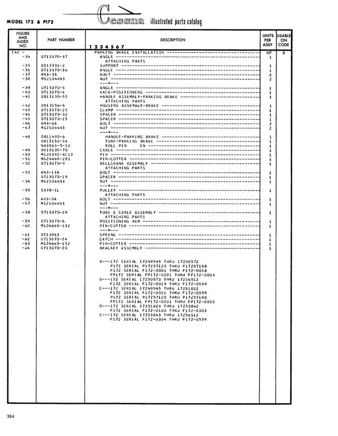 Illustrated parts diagram for AN3-6A (BOLT), IPC page 464
