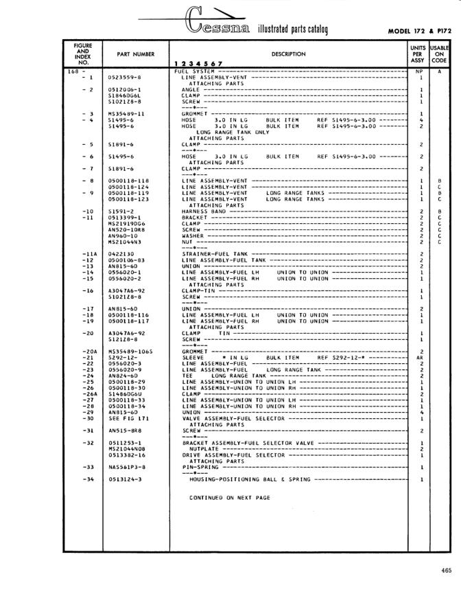 Illustrated parts diagram for A304746-92 (CLAMP-TIN), IPC page 535