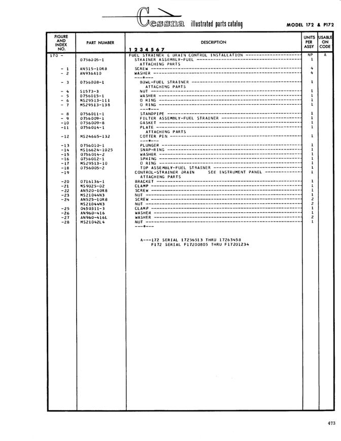 Illustrated parts diagram for 0756009-8 (GASKET), IPC page 543