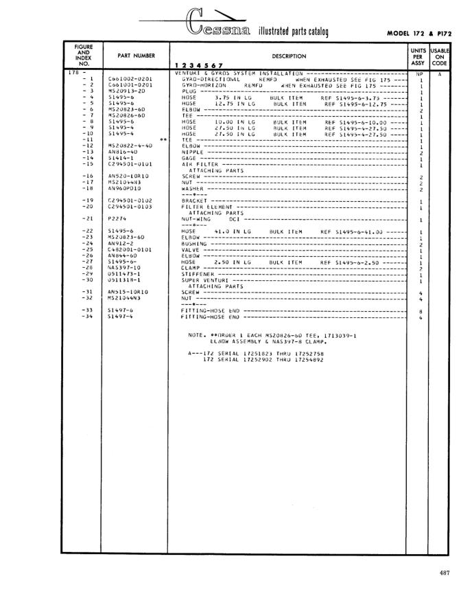 Illustrated parts diagram for MS20426-6D (TEE), IPC page 557