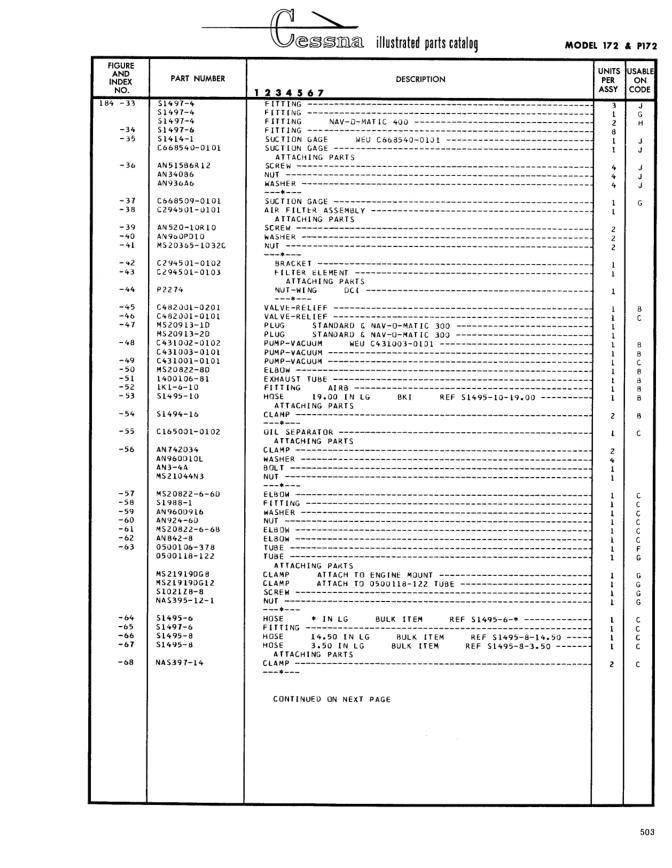 Illustrated parts diagram for S1494-16 (CLAMP), IPC page 573