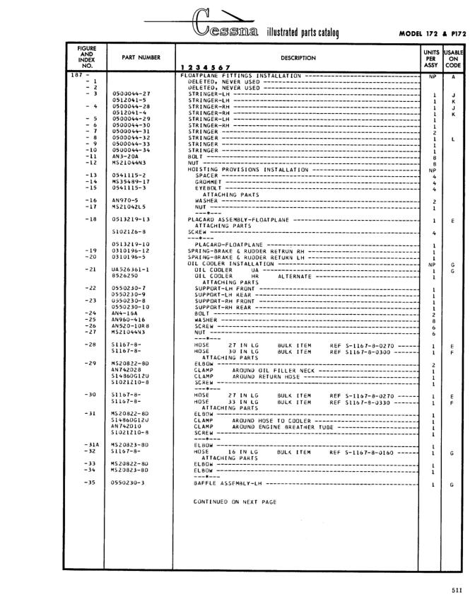 Illustrated parts diagram for 0310196-11 (SPRING-BRAKE & RUDDER RETRUN LH), IPC page 581