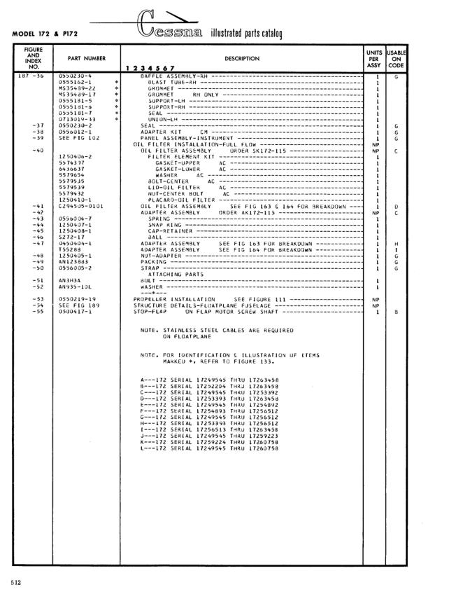 Illustrated parts diagram for 0555181-3 (SUPPORT-RH), IPC page 582