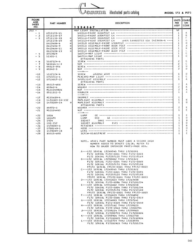 Illustrated parts diagram for AN340-3 (NUT), IPC page 611