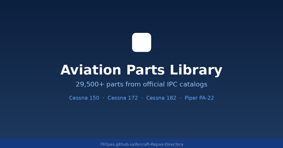 How to Read an Illustrated Parts Catalog (IPC) — Aviation Parts Library